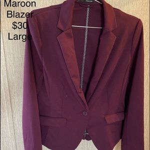 Maurices Maroon blazer